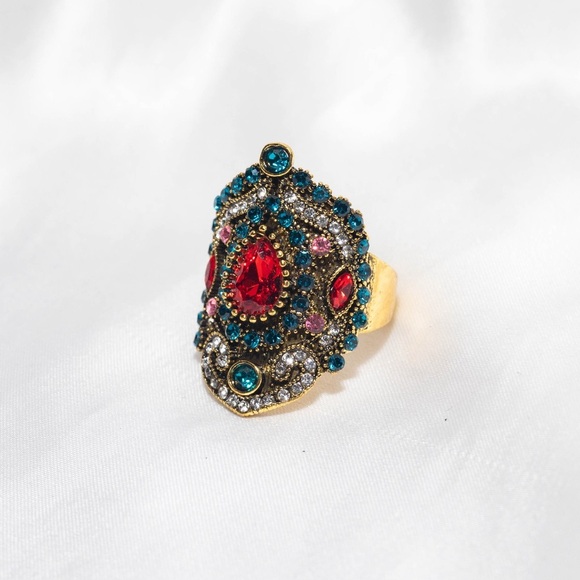 ✨Anthropologie Malha Ruby Royal Ring - Picture 4 of 6